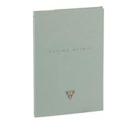 Clairefontaine 107536C Carnet Cousu Flying Spirit Vert gris A5 96P Lignées