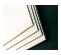 Clairefontaine 10f Carton Contrecollé Blanc-Gris 50x65cm 600g
