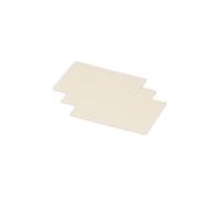 Clairefontaine 11217C - Paquet de 25 Cartes Simples - Format 7x9,5cm - 210g/m² - Coloris Ivoire - Cartons d'Invitation Evènements et Correspondance - Gamme Pollen - Papier Premium Lisse