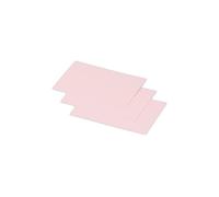 Clairefontaine 11255C - Paquet de 25 Cartes Simples - Format 7x9,5cm - 210g/m² - Coloris Rose - Cartons d'Invitation Evènements et Correspondance - Gamme Pollen - Papier Premium Lisse