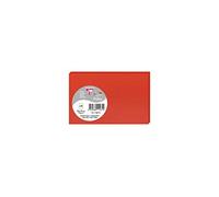 Clairefontaine 11461C - Paquet de 25 Cartes Simples - Format 8,2x12,8cm - 210g/m² - Coloris Rouge Corail - Cartons d'Invitation Evènements et Correspondance - Gamme Pollen - Papier Premium Lisse
