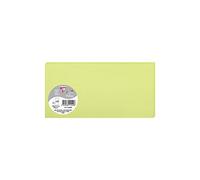 Clairefontaine 11540C - Paquet de 25 Cartes Simples - Format DL 10,6x21,3cm - 210g/m² - Coloris Vert Bourgeon - Cartons d'Invitation Evènements et Correspondance - Gamme Pollen - Papier Premium Lisse