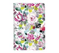 Clairefontaine 115550C - Un Carnet Piqué motifs Floral/Tour Eiffel/Coeur - 11x17 cm 96 Pages Lignées papier Blanc 90g - Collection Blooming - 4 visuels, livraison aléatoire