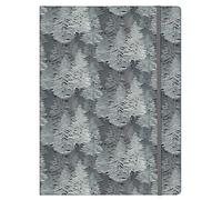 Clairefontaine 115649C - Une Chemise A Elastique Cartonnée 3 Rabats A4 motifs Sapins/Animaux/Montagne/Nature - Papier à grain épais - Collection La Vie En Vosges - 2 visuels, livraison aléatoire