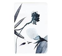 Clairefontaine 115925C - Un Petit Carnet Cousu Fil motif Floral Peint à l'Encre Bleue - 11x17 cm 64 Pages Lignées papier Blanc 90g - Collection Inkebana - 4 visuels, livraison aléatoire