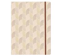 Clairefontaine 116073C - Une Chemise A Elastique Cartonnée 3 Rabats A4 aux Couleurs Chaleureuses et Formes Géométriques - Collection Terracotta