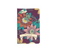 Clairefontaine - 116210C - Un Mini Carnet Piqué Cousu Fil Décor Floral Frida Kahlo - 7,5x12 cm 48 Pages Unies papier Ivoire 90g - Collection frida Kahlo - 4 visuels, livraison aléatoire