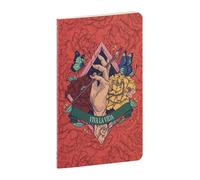 Clairefontaine - 116211C - Un Petit Carnet Cousu Fil Décor Floral Frida Kahlo - 9x14 cm 96 Pages Lignées Papier Ivoire 90g - Collection Frida Kahlo - 4 visuels, livraison aléatoire