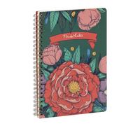 Clairefontaine - 116214C - Un Carnet A Spirale Décor Floral Frida Kahlo - A5 14,8x21cm - 148 Pages Lignées - Papier Ivoire 90g - Couverture cartonnée finition Satinée - 4 visuels, livr. aléatoire