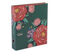 Clairefontaine - 116223C - Un Classeur à levier en Carton Décor Floral Collection Frida Kahlo - Dos 7 cm - A4 maxi - Papier finition Satiné - Home Office - Collection Frida Kahlo