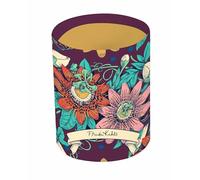 Clairefontaine 116225C - Un Pot à Crayons/Stylos/Pinceaux Multifonctions Rond en Carton motifs Floral Frida Kahlo Ø9x11 cm - Home Office - Rangement Stylos - Collection Frida Kahlo