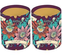 Clairefontaine 116225C - Un Pot à Crayons/Stylos/Pinceaux Multifonctions Rond en Carton motifs Floral Frida Kahlo Ø9x11 cm - Home Office - Rangement Stylos - Collection Frida Kahlo (Lot de 2)