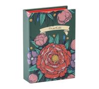 Clairefontaine - 116232C - Une Petite Boite de Rangement en Carton Multifonctions Rectangulaire Décor Floral Frida Kahlo - Petites boîtes rectangulaires 9,5x6,5x3 cm - 3 visuels, livraison aléatoire