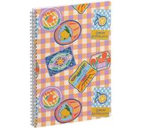 Clairefontaine - 116265C - Un Cahier à Spirale Décor Agrumes Aux Couleurs Acidulées - A4 21x29,7 cm 148 Pages Lignées avec Marge Papier Blanc 90g - Collection Dolce Amore - 2 visuels, livr. aléatoire