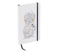 Clairefontaine - 116294C - Un Carnet Broché Souple Décor Céleste/Amour - A5 14,8x21cm - 128 Pages Lignées Papier Blanc 90g - Collection Adolie - 2 visuels, livraison aléatoire
