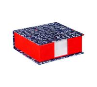 Le Mur des Je t'aime, Bloc cube 11x11x4cm contenant 300 feuillets unis 9 ,8x9,8 cm