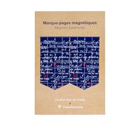 Clairefontaine - 116325C - Un Set de 2 Marque-pages Magnétiques Le Mur des Je t'aime - 7,5 x 4 cm - Collection Le Mur des Je t'aime Montmartre