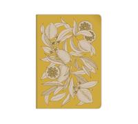 Clairefontaine - 116341C - Un Cahier Fleurs de Citronnier A4 21x29,7 cm 96 Pages Lignées + Marge Papier Blanc 90g - Couture fil - Collection Jardin des Sens - 2 motifs, livraison aléatoire