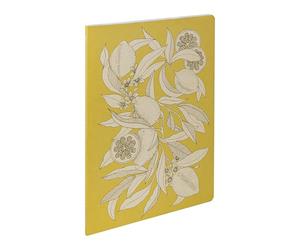 Clairefontaine - 116341C - Un Cahier Fleurs de Citronnier A4 21x29,7 cm 96 Pages Lignées + Marge Papier Blanc 90g - Couture fil - Collection Jardin des Sens - 2 motifs, livraison aléatoire