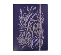 Clairefontaine 116354C Chemise élastique motif Lavande 3 Rabats A4