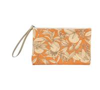 Clairefontaine - 116361C - Une Trousse Multi-usages en Coton Fleurs d'Oranger - 22,5x15 cm - Grande Capacité - Rangement Stylos/Crayons/Feutres - Collection Jardin des Sens