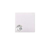 Clairefontaine 1184C - Paquet de 25 Cartes Simples - Format Carré 16x16cm - 210g - Coloris Rose Poudré Irisé - Cartons d'Invitation Evènements et Correspondance - Gamme Pollen - Papier Premium Lisse
