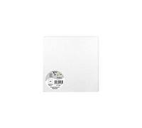 Clairefontaine Cartes d'invitation 1185C – Paquet de 25, 16×16 cm, 210 g/m², Blanc irisé