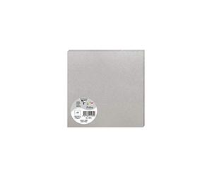 Clairefontaine 1189C Pack 25 Cartes 16x16 cm 210 g Argent