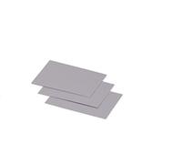 Clairefontaine 1202C - Paquet de 25 Cartes Simples - Format 7x9,5cm - 210g/m² - Coloris Gris Koala - Cartons d'Invitation Evènements et Correspondance - Gamme Pollen - Papier Premium Lisse