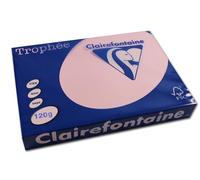 Ramette de papier - CLAIREFONTAINE - 1210 - A4 120g - Rose - Paquet de 250 feuilles