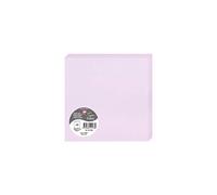 Clairefontaine 12178C - Paquet de 25 Cartes Doubles - Format Carré 16x16cm - 210g/m² - Coloris Lilas - Cartons d'Invitation Evènements et Correspondance - Gamme Pollen - Papier Premium Lisse