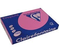 250 feuilles A4 - 120g - Couleurs vives - Rose fuschia - Trophée Clairefontaine Rose G