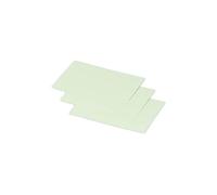 Clairefontaine 1240C - Paquet de 25 Cartes Simples - Format 7x9,5cm - 210g/m² - Coloris Vert - Cartons d'Invitation Evènements et Correspondance - Gamme Pollen - Papier Premium Lisse