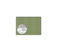 Clairefontaine 1370C - Paquet de 25 Cartes Simples - Format C6 11x15,5cm - 210g/m² - Coloris Vert Sauge - Cartons d'Invitation Evènements et Correspondance - Gamme Pollen - Papier Premium Lisse