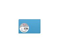 Clairefontaine 1422C - Paquet de 25 Cartes Simples - Format 8,2x12,8cm - 210g/m² - Coloris Bleu Turquoise - Cartons d'Invitation Evènements et Correspondance - Gamme Pollen - Papier Premium Lisse