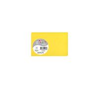 Clairefontaine 1423C - Paquet de 25 Cartes Simples - Format 8,2x12,8cm - 210g/m² - Coloris Jaune Soleil - Cartons d'Invitation Evènements et Correspondance - Gamme Pollen - Papier Premium Lisse