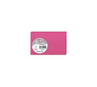 Clairefontaine 1424C - Paquet de 25 Cartes Simples - Format 8,2x12,8cm - 210g/m² - Coloris Rose Fuchsia - Cartons d'Invitation Evènements et Correspondance - Gamme Pollen - Papier Premium Lisse