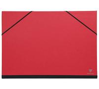 Clairefontaine 144405C - Un carton à dessin fermeture élastiques 52x72 cm, Rouge