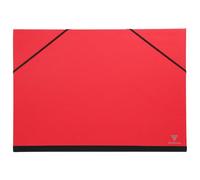 Clairefontaine 144405C - Un carton à dessin fermeture élastiques 52x72 cm, Rouge