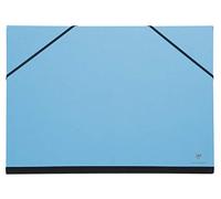 Clairefontaine 144807C - Un carton à dessin - Fermeture à Élastiques - Dos Toilé - Dimension 28x38 cm - Adapté aux Papiers Jusqu'au Format 24x32 cm - Turquoise