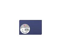 Clairefontaine 1468C - Paquet de 25 Cartes Simples - Format 8,2x12,8cm - 210g/m² - Coloris Bleu Nuit - Cartons d'Invitation Evènements et Correspondance - Gamme Pollen - Papier Premium Lisse