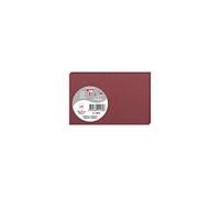 Clairefontaine 1480C - Paquet de 25 Cartes Simples - Format 8,2x12,8cm - 210g/m² - Coloris Bordeaux - Cartons d'Invitation Evènements et Correspondance - Gamme Pollen - Papier Premium Lisse