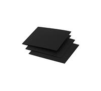 Clairefontaine 16198C - Paquet de 25 Cartes Doubles - Format Carré (11,6x11,6cm) - 210g/m² - Coloris Noir - Carton d'Invitation Evènements et Correspondance - Gamme Pollen - Papier Premium Lisse