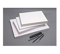Clairefontaine 1696C Paquet Papier Dessin Croquis - 250 Feuilles Papier Dessin Blanc au Grain Très Léger - 24x32 cm 200g - Idéal pour le Dessin et Croquis au Crayon, Feutre ou Fusain
