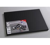 Clairefontaine Carton mousse 193647C - 5 feuilles, 29,7 x 42 cm, 3 mm, Noir