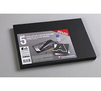 Clairefontaine Carton mousse 193649C – 5 feuilles 21 x 29,7 cm, épaisseur 3 mm, Noir