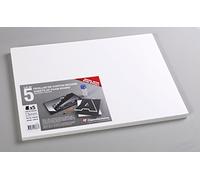Clairefontaine 193667C - Un paquet de carton Mousse 5 feuilles 29,7x42 cm, épaisseur 3 mm, Blanc