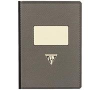 Clairefontaine 195246C Collection 1951 Back to Basics Un Cahier Brochure Dos Toilé Noir - A5 14,8x21 cm - 192 Pages Lignées - Papier Blanc 90 g - Couverture Carte à Grain