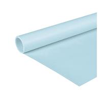 Papier cadeau bleu ciel, uni, 0,70 x 10 m, papier kraft, côtelé, rouleau