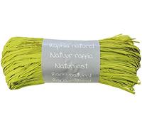 CLAIREFONTAINE - 196019C - Pelote raphia - 50g - Vert Anis - 1,50m
